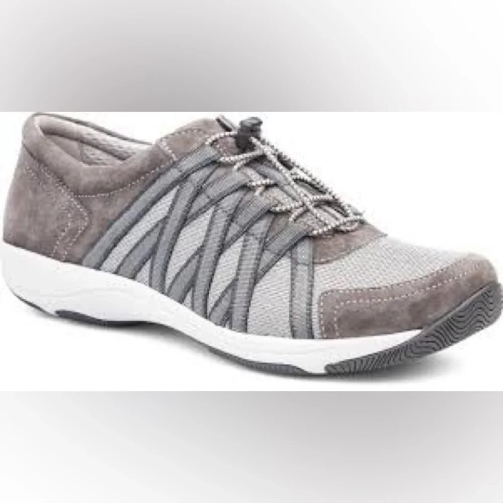 Dansko honor sneakers gray women’s‎ size 38 7.5 casual comfort shoes neutral